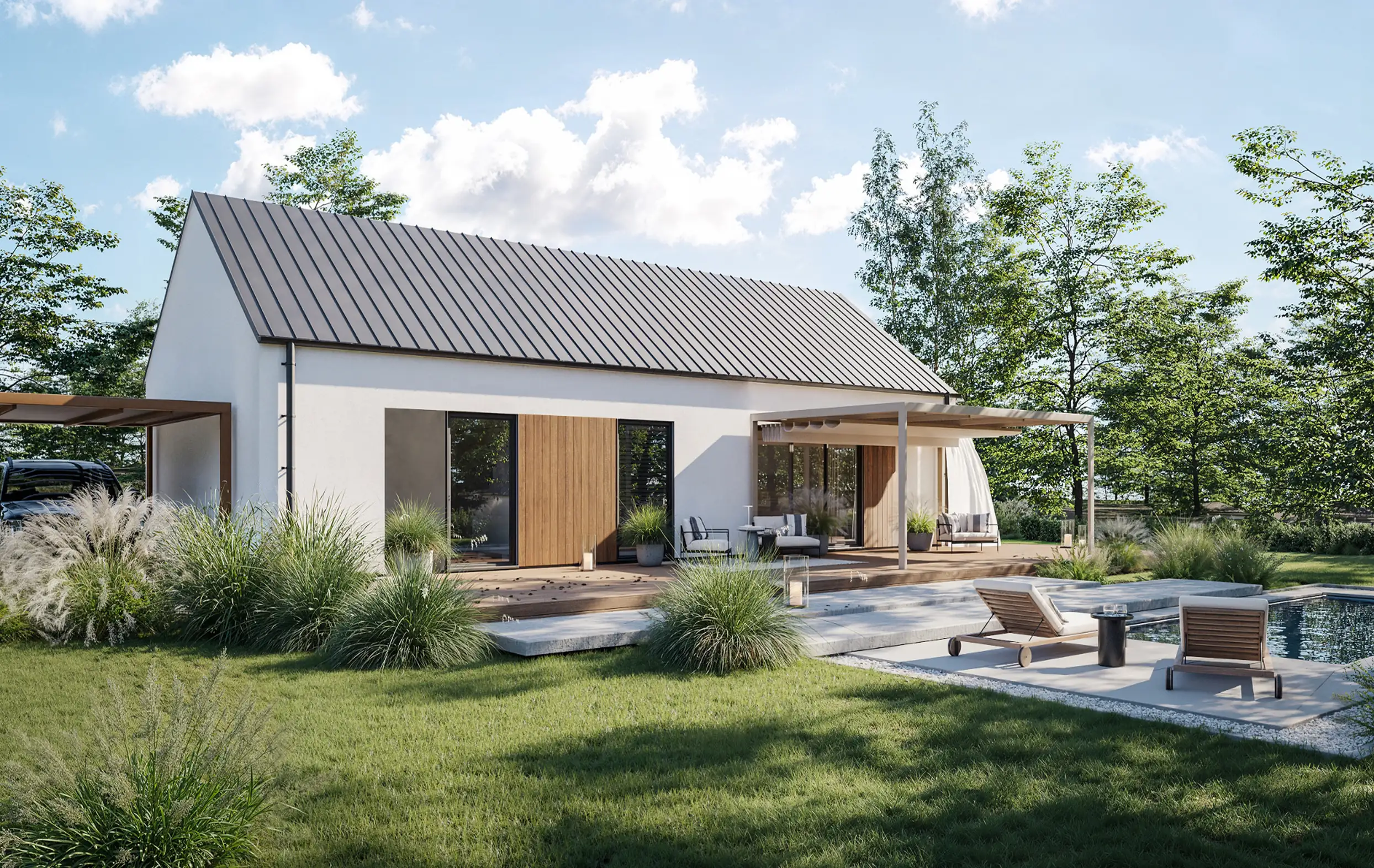 Dom modułowy Flow - widok 3