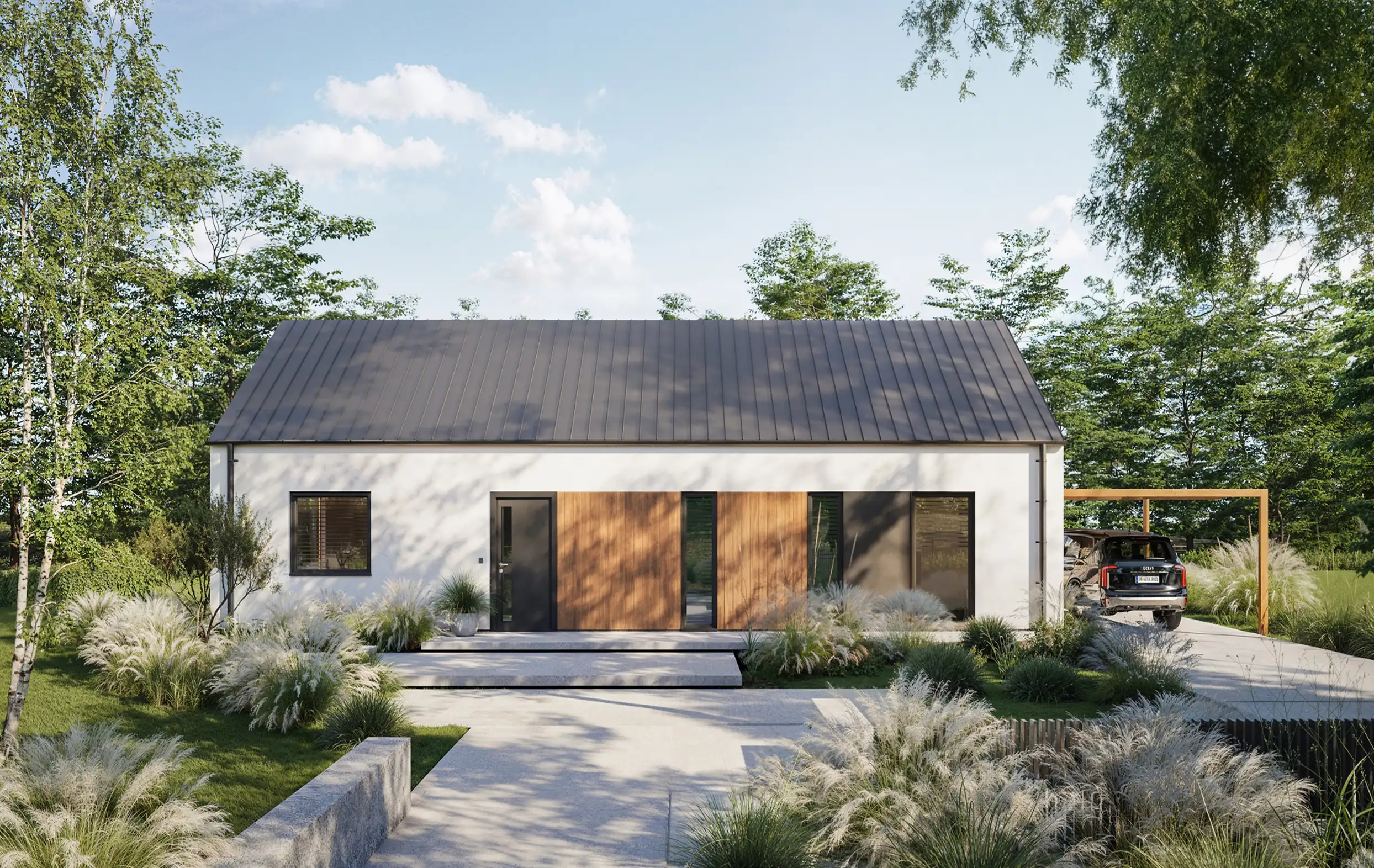 Dom modułowy Flow - widok 1